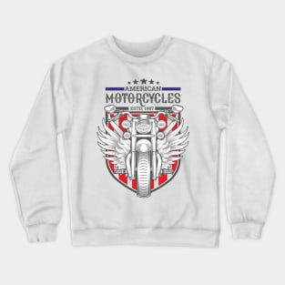 american motorcycles Crewneck Sweatshirt